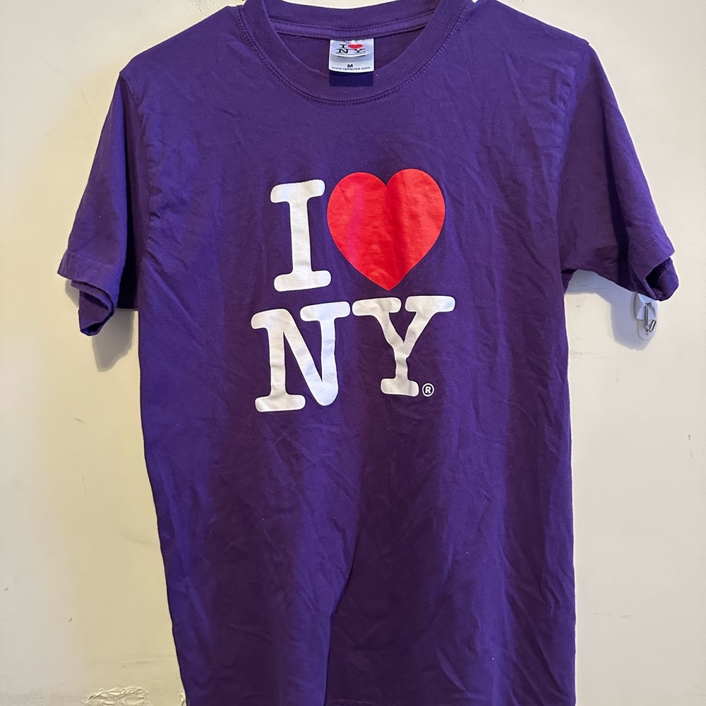 Rafia I Love NY T-Shirt Women’s Medium TEE